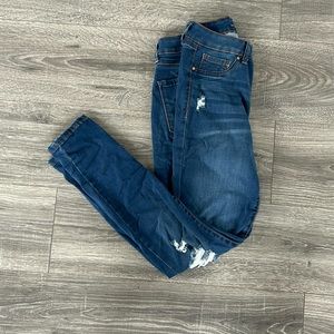 Rewash ripped blue skinny jeans